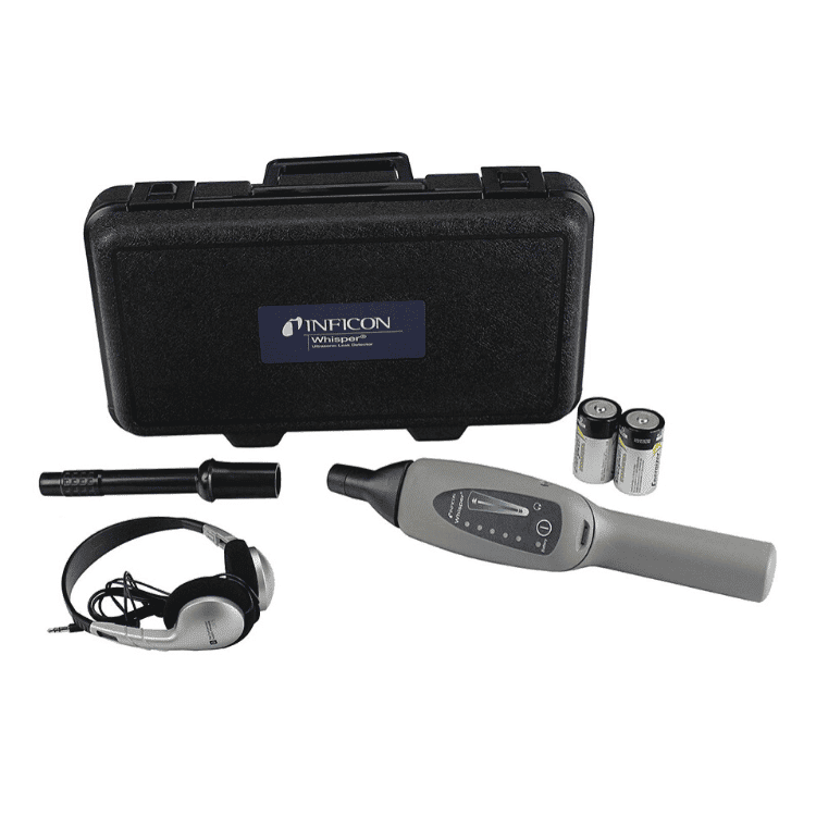 INFICON Whisper Ultrasonic Leak Detector With Accessory Kit