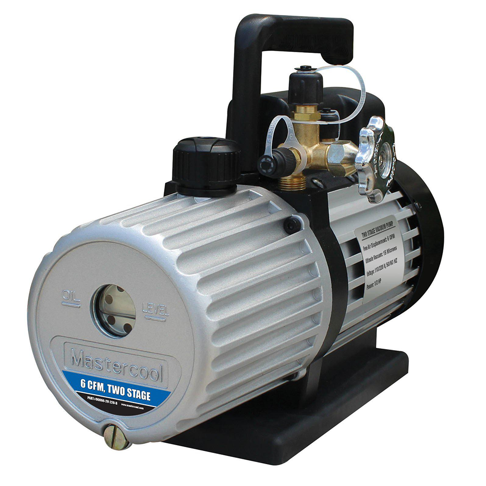 Mastercool Vacuum Pump 2-stage 141 Litremin 90066-2v-220-b - hvac shop