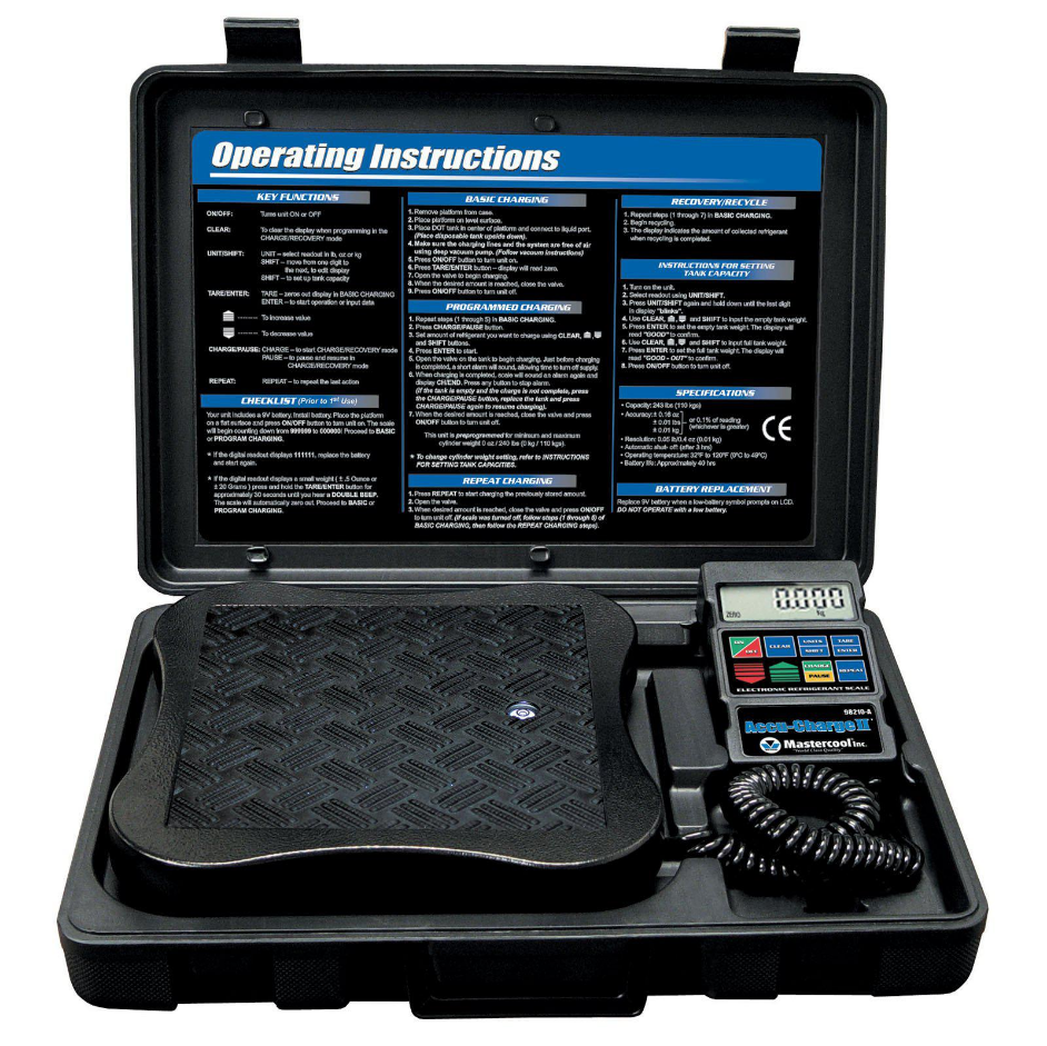 Accu-Charge II scale with protective carry case