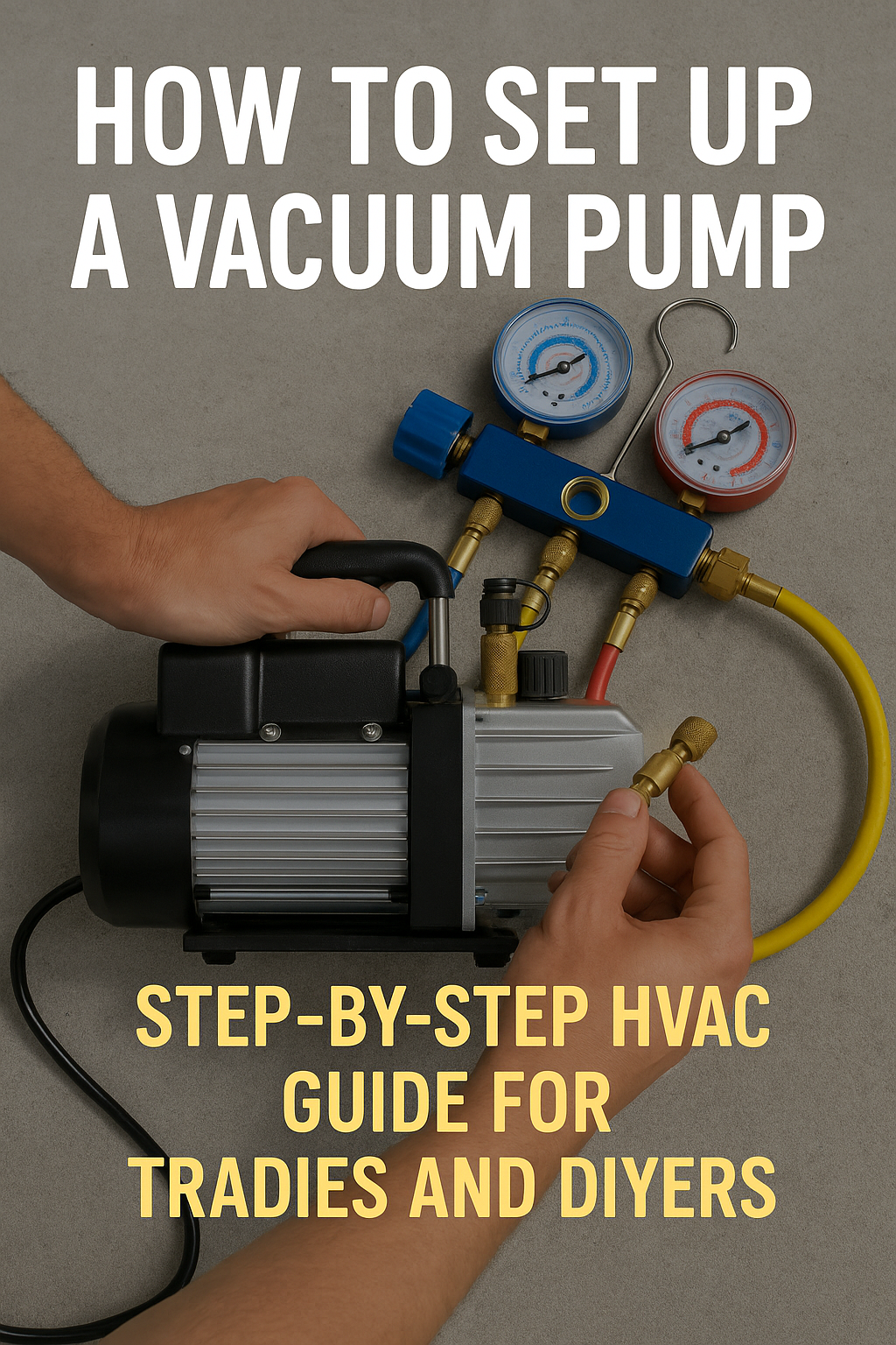 How to Set Up a Vacuum Pump: Step-by-Step HVAC Guide for Tradies and DIYers